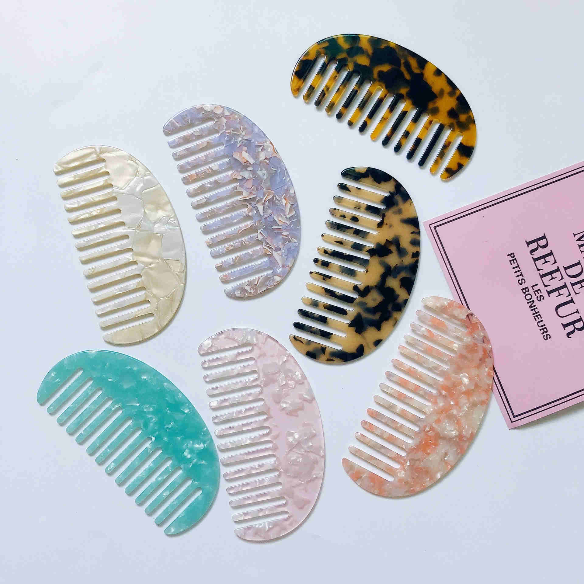 Thời trang đơn giản acetate mảng chống tĩnh điện comms dễ thương cho phụ nữ