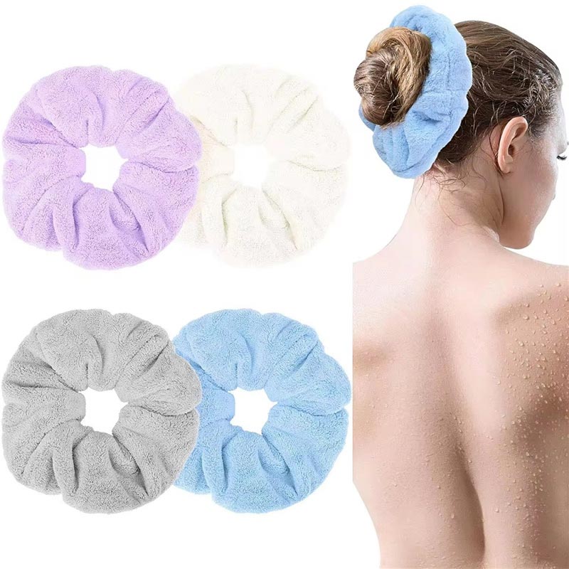 Kẹp tóc đuôi ngựa Khăn lau khô lớn Tóc Big Scrunchies